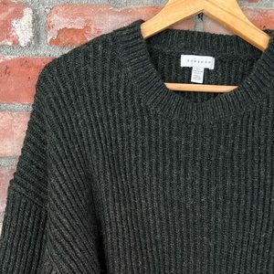 Topshop Ribbed Oversized Sweater